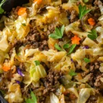 Cabbage and Ground Beef Skillet